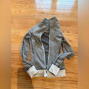 Lululemon Be Present Full Zip Herringbone Jacket